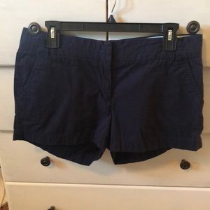 J. Crew navy cotton chino shorts